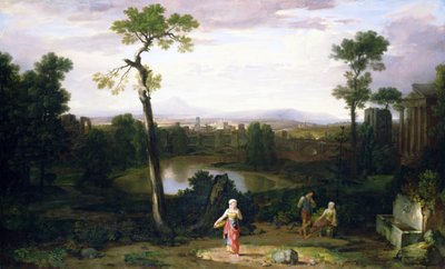 Italienische Landschaft von Washington Allston